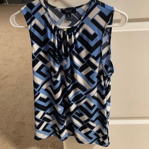 Sleeveless Chaps blouse